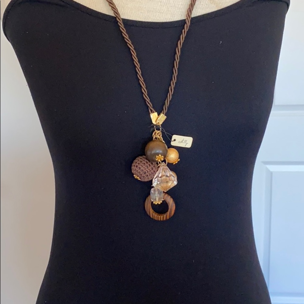 NWT Milly Rope Charm Necklace